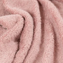 Carré Blanc Serviette de toilette coton et viscose de bambou Calathéa rose| Serviettes De Toilette