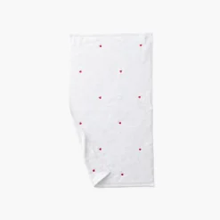 Carré Blanc Serviette de toilette coton Adore blanc| Serviettes De Toilette