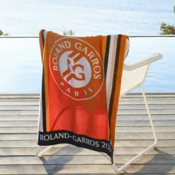 Carré Blanc Serviette de toilette joueur•se Roland-Garros 2024 terre battue|Homme Coffrets Cadeaux|Roland-garroscollab