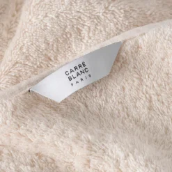 Carré Blanc Serviette invité coton Eclats naturel| Serviettes Invité