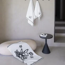 Carré Blanc Serviette invité coton Jakè x|Homme Coffrets Cadeaux|Serviettes Invité