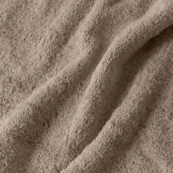 Carré Blanc Serviette invité coton Lola II vison| Serviettes Invité