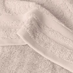 Carré Blanc Serviette invité coton Lola II lin| Serviettes Invité