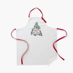 Carré Blanc Tablier de cuisine coton Tradition écru|Femme Coffrets Cadeaux