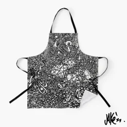 Carré Blanc Tablier de cuisine coton Jakè x|Homme Coffrets Cadeaux