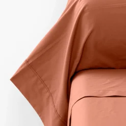 Carré Blanc Taie de traversin percale de coton Neo tomette| Taies De Traversin