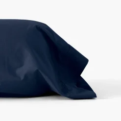 Carré Blanc Taie de traversin percale de coton Neo marine| Taies De Traversin