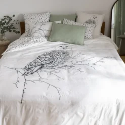 Carré Blanc Taie d'oreiller carrée coton Harfang|Enfant Taies D'oreiller|Nouveautés Bébénew