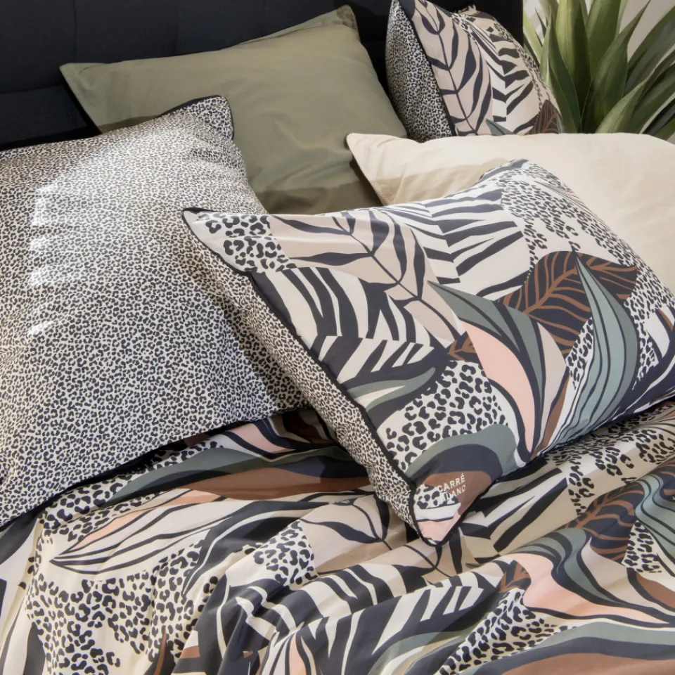 Carré Blanc Taie d'oreiller carrée coton bio Ysée|Enfant Nouveautés Bébénew|Taies D’oreiller