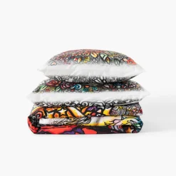 Carré Blanc Taie d'oreiller carrée coton Jakè x|Homme Coffrets Cadeaux|Taies D’oreiller