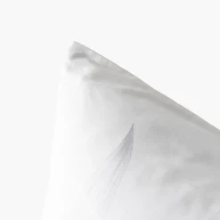 Carré Blanc Taie d'oreiller carrée coton Calypte| Taies D’oreiller