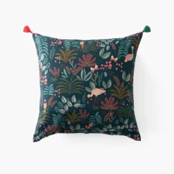 Carré Blanc Taie d'oreiller carrée coton Aruba|Enfant Taies D'oreiller