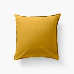 Carré Blanc Taie d'oreiller carrée coton Neo curry| Taies D’oreiller