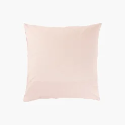 Carré Blanc Taie d'oreiller carrée percale de coton Rosangela| Taies D’oreiller