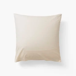 Carré Blanc Taie d'oreiller carrée percale de coton Bloomart| Taies D’oreiller