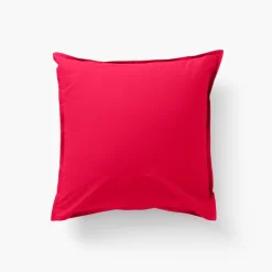 Carré Blanc Taie d'oreiller carrée percale de coton Neo grenadine| Taies D’oreiller