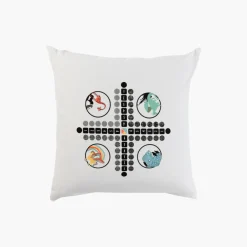 Carré Blanc Taie d'oreiller carrée pur coton Jocamini|Enfant Taies D'oreiller