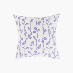 Carré Blanc Taie d'oreiller carrée réversible pur coton Twiggypop| Taies D’oreiller