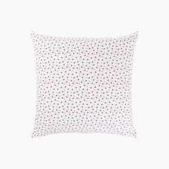 Carré Blanc Taie d'oreiller carrée réversible coton biologique Ptitchic renard|Enfant Linge De Litbio|Taies D'oreiller