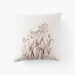 Carré Blanc Taie d'oreiller carrée satin de coton Aura|Femme Coffrets Cadeaux|Taies D’oreiller