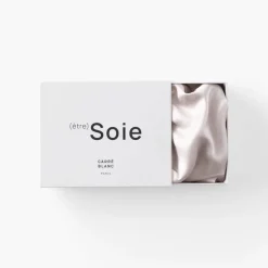 Carré Blanc Taie d'oreiller carrée soie de mûrier Beauté rose poudré|Femme Coffrets Cadeaux|Capsule Soienew