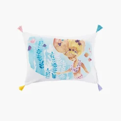 Carré Blanc Taie d'oreiller rectangulaire pur coton Calliopé|Enfant Taies D'oreiller