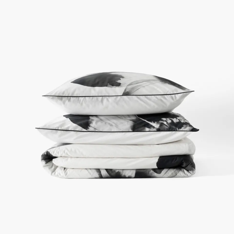 Carré Blanc Taie d'oreiller rectangulaire coton Danaïde| Taies D’oreiller