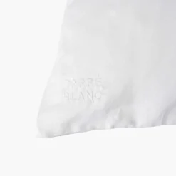 Carré Blanc Taie d'oreiller rectangulaire satin de coton Mon Ange| Taies D’oreiller