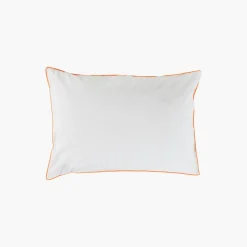 Carré Blanc Taie d'oreiller rectangulaire percale de coton Palmarès - Roland-Garros 2022| Taies D’oreiller