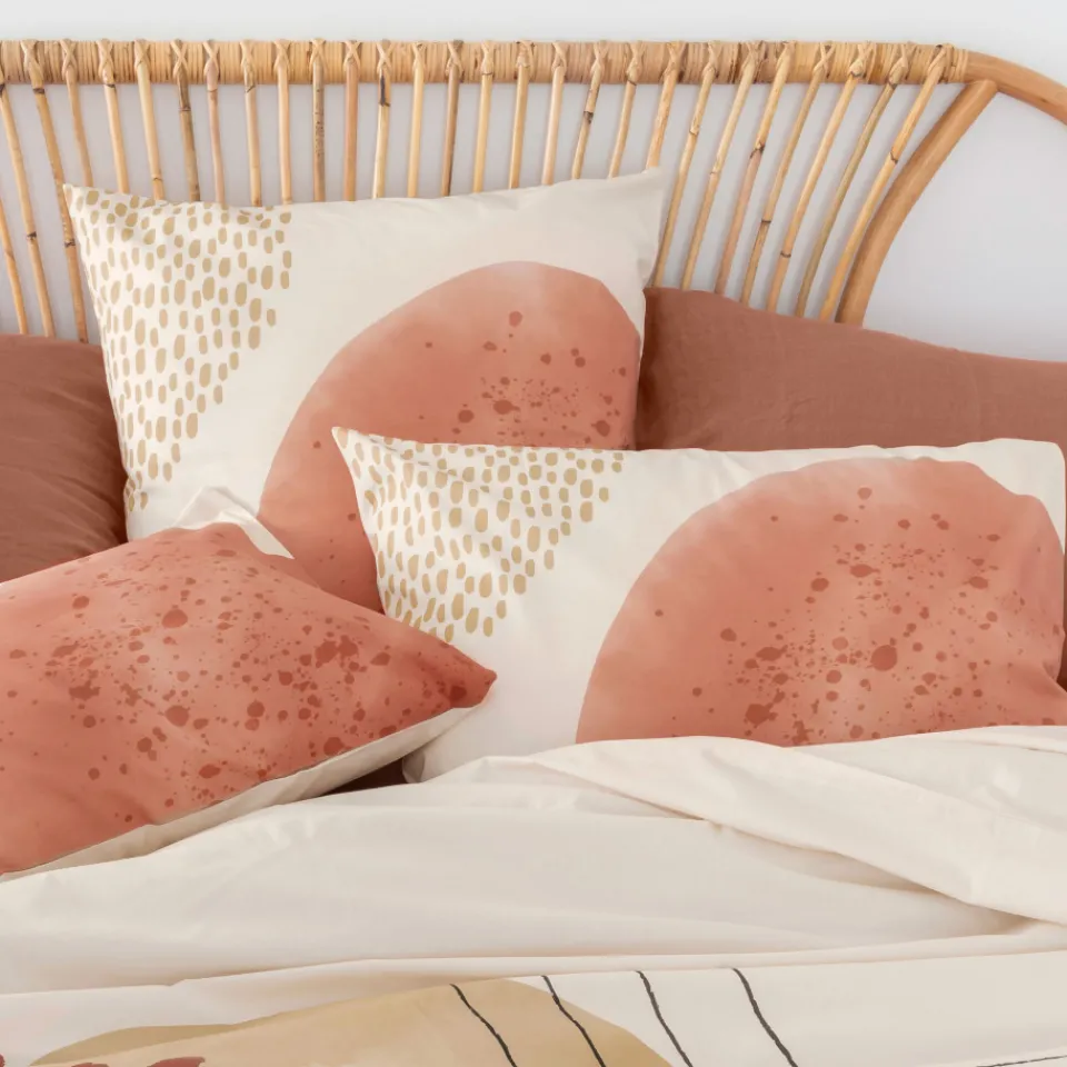 Carré Blanc Taie d'oreiller rectangulaire pur coton Craft| Taies D’oreiller