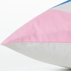 Carré Blanc Taie d'oreiller rectangulaire percale de coton imprimée abstrait Artsy| Taies D’oreiller