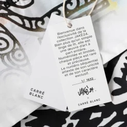 Carré Blanc Taie d'oreiller rectangulaire coton Jakè x|Homme Coffrets Cadeaux|Taies D’oreiller