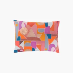 Carré Blanc Taie d'oreiller rectangulaire percale de coton Rosangela| Taies D’oreiller