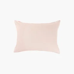 Carré Blanc Taie d'oreiller rectangulaire percale de coton Rosangela| Taies D’oreiller