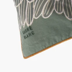 Carré Blanc Taie d'oreiller rectangulaire coton Silvalys| Taies D’oreiller