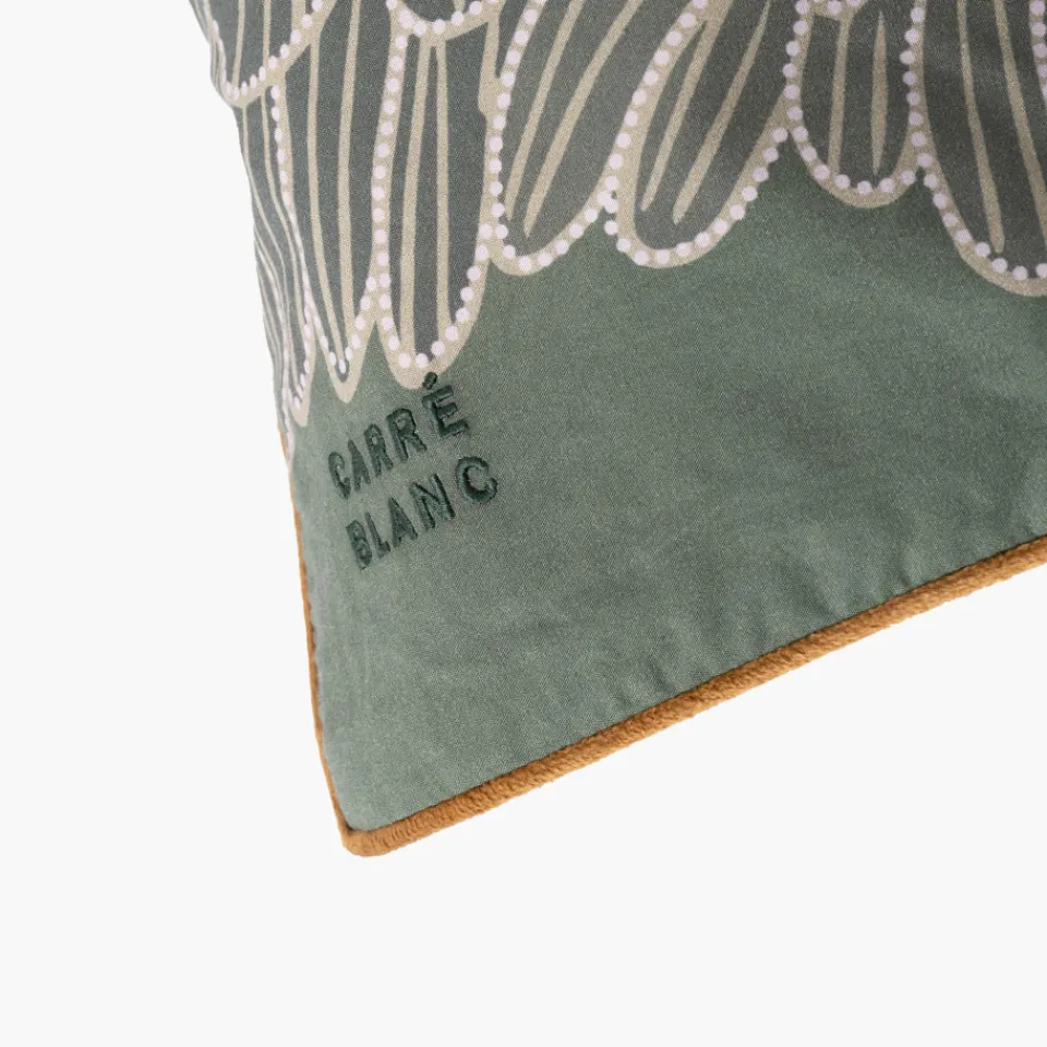 Carré Blanc Taie d'oreiller rectangulaire coton Silvalys| Taies D’oreiller