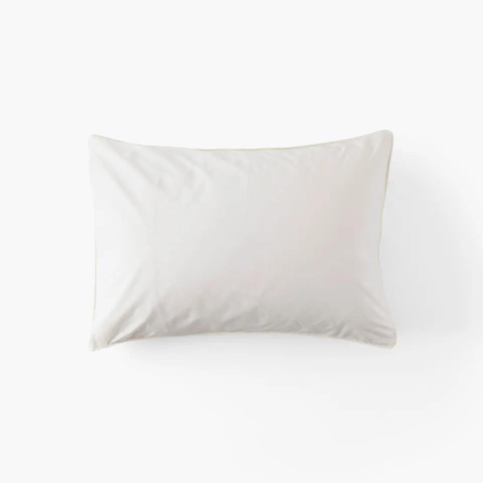 Carré Blanc Taie d'oreiller rectangulaire coton Horizons| Taies D’oreiller
