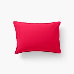 Carré Blanc Taie d'oreiller rectangulaire percale de coton Neo grenadine| Taies D’oreiller