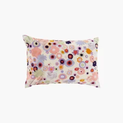 Carré Blanc Taie d'oreiller rectangulaire percale de coton Psyché| Taies D’oreiller