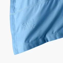 Carré Blanc Taie d'oreiller rectangulaire coton Neo azur| Taies D’oreiller