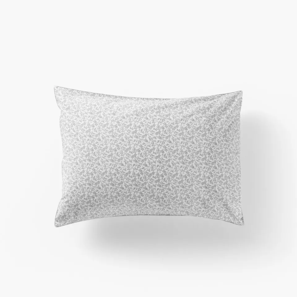 Carré Blanc Taie d'oreiller rectangulaire percale de coton Eloges| Taies D’oreiller