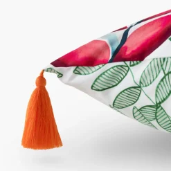 Carré Blanc Taie d'oreiller rectangulaire percale de coton Balata| Taies D’oreiller