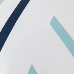 Carré Blanc Taie d'oreiller rectangulaire percale de coton Roland-Garros 2023| Taies D’oreiller