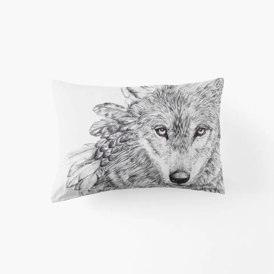 Carré Blanc Taie d'oreiller rectangulaire coton Ietulou|Homme Coffrets Cadeaux|Taies D'oreiller