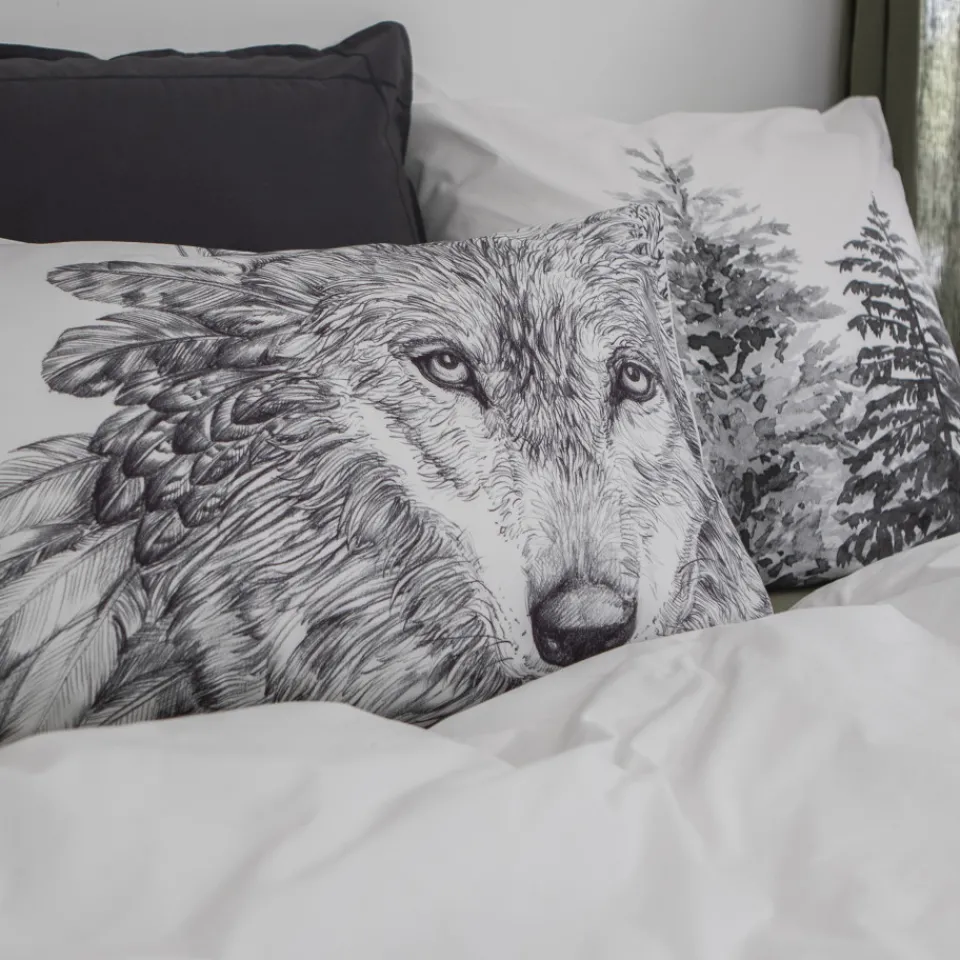 Carré Blanc Taie d'oreiller rectangulaire coton Ietulou|Homme Coffrets Cadeaux|Taies D'oreiller