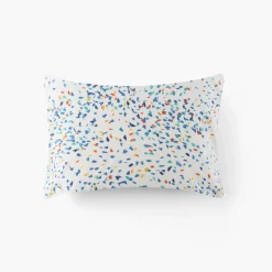 Carré Blanc Taie d'oreiller rectangulaire coton bio Tadam enfant|Enfant Linge De Litbio|Taies D'oreiller