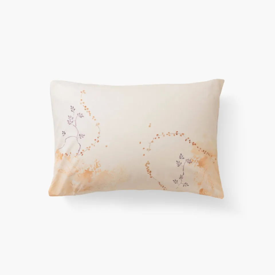 Carré Blanc Taie d'oreiller rectangulaire percale de coton Bloomart| Taies D’oreiller