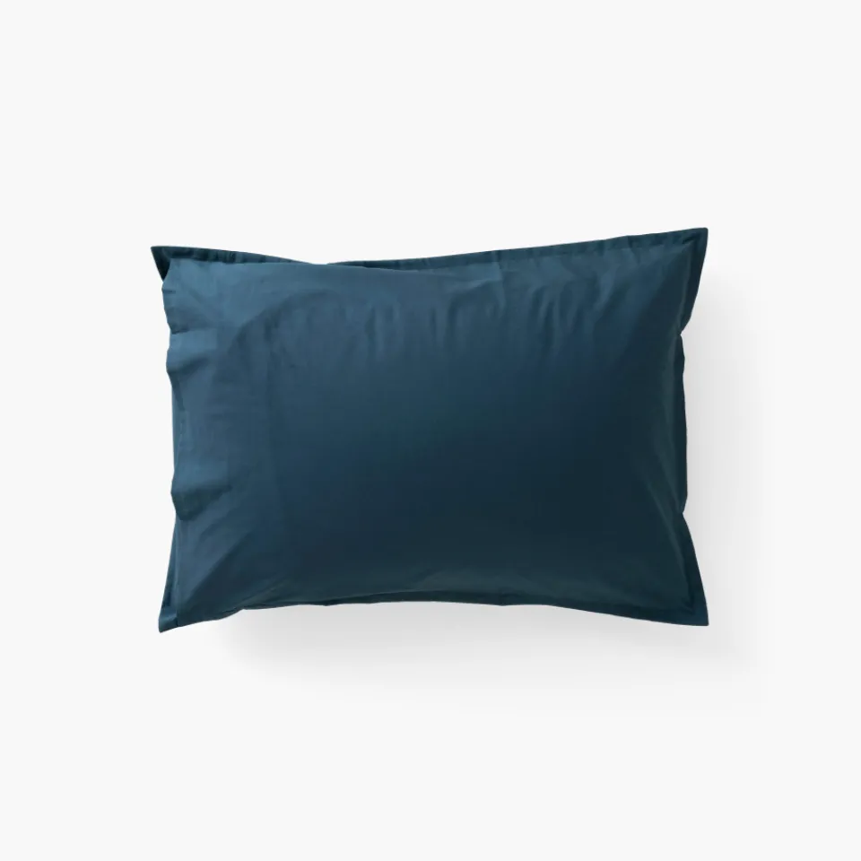 Carré Blanc Taie d'oreiller rectangulaire percale de coton Protea| Taies D’oreiller