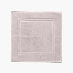 Carré Blanc Tapis de bain coton Lola II nude| Tapis De Bain