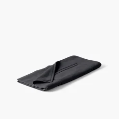 Carré Blanc Tapis de bain coton Lola II ardoise| Tapis De Bain